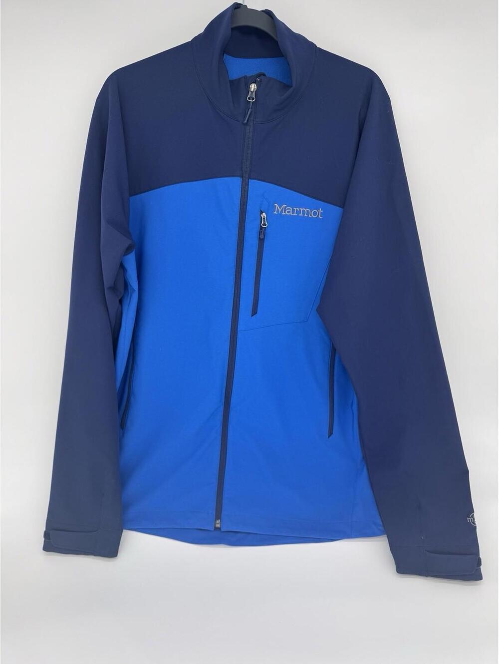 Men’s Marmot Tempo/Estes Softshell Jacket Two-tone Blue Size XL